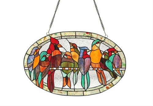 Bird stained glass - stained,