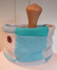 Tazzies Teal & Ivory Eco Hand