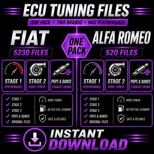 Ecu tuning files - for, fiat