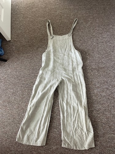 Zara linen mix - stone, wash