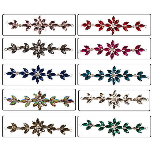 Rhinestone applique trim - rhinestone,