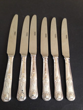 6 Viners Silver Plate Kings