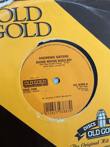 Andrew sisters boogie - andrew’s, sisters.