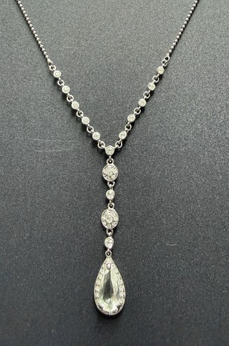 Monet 16in silvertone necklace - monet,