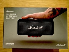 Marshall Emberton Portable Bluetooth Speaker - Black/White