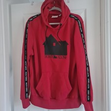 Red And Black Mens HOODIE