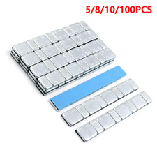 5/8/10/100x Adhesive Lead Free 60G Strips Stick On Tyre Wheel Balance Weights·