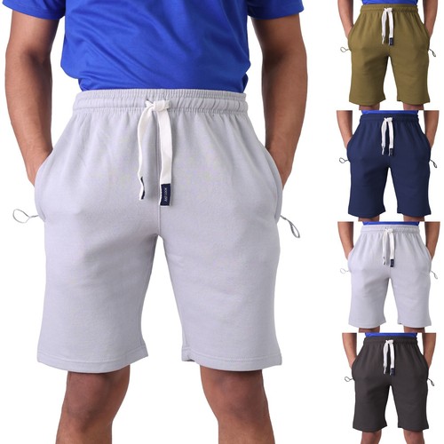 Mens fleece shorts with - mens, zip