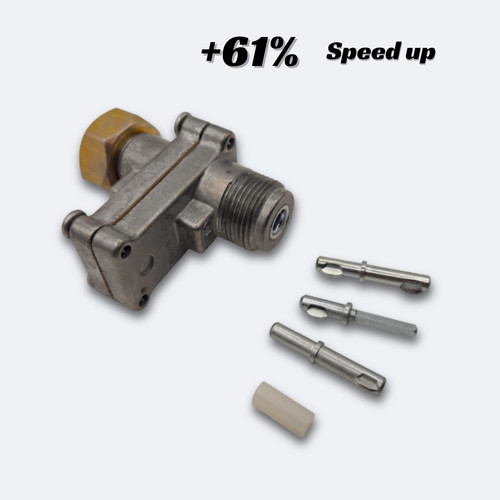 Increase speedometer ratio - 61%,