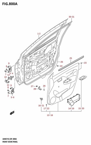 Suzuki genuine bolt - genuine, 25)