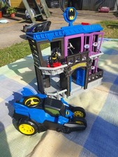 Batman Imaginext Gotham City Jail Playset with Bat-Tech Batmobile and 3 Figures