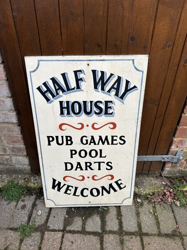 Vintage hand painted half - painted,