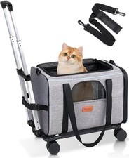 Cat Carrier with Wheels