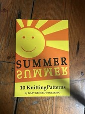 Summer Knitting Pattern 10 Patterns Gary Kennedy Intarsia 1991 Original