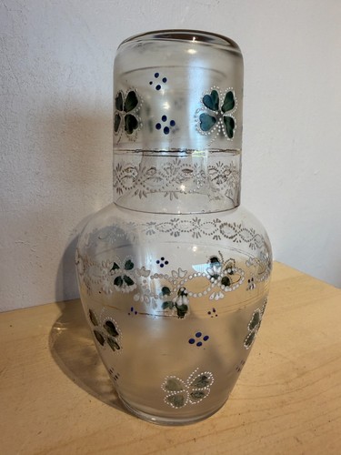 Vintage irish etched glass - irish,