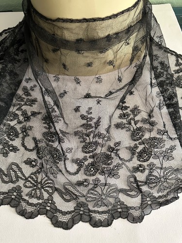 Elegant antique black lace - elegant,