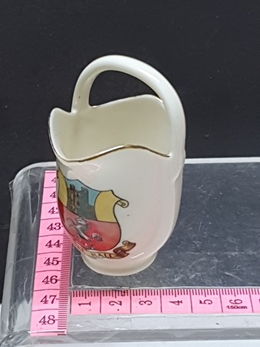 Crested ware china swan log - crested, swan,