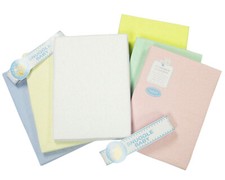 Baby Flannelette FLAT Sheets COT BED x2 Large 140 x 180 Twin Pack Brushed Cotton