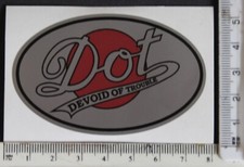 DOT Motorcycle Sticker