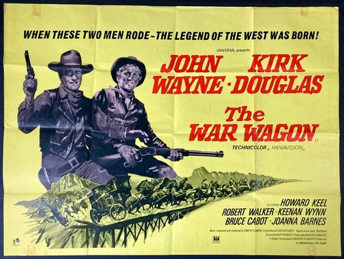 War wagon original quad - wagon, movie