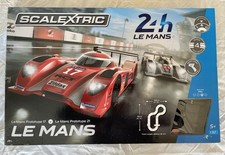 Scalextric 24h le Mans Prototype 17-21 Motor Racing Set. Two Racing Cars. Boxed
