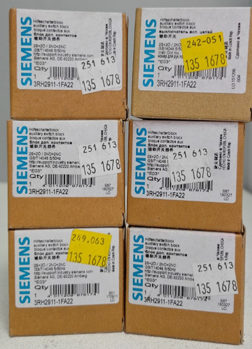 Siemens auxiliary switch - auxiliary,