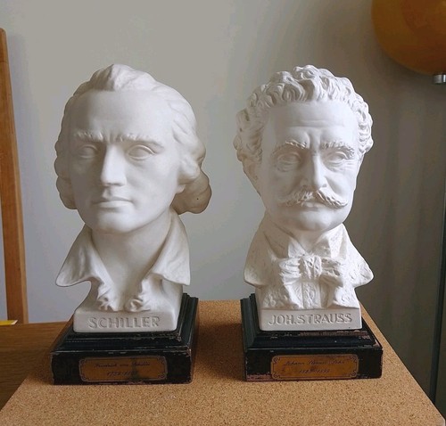 Vintage goebel pair parian - of,