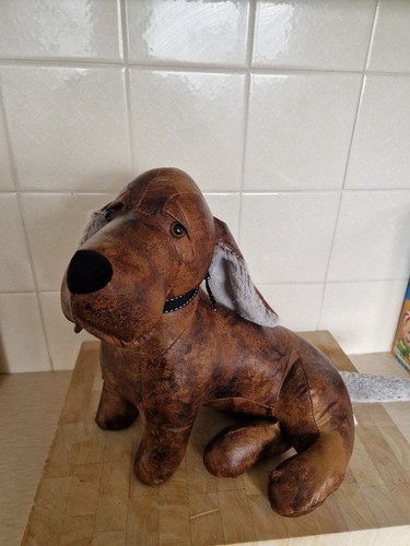 Sausage dog door stop - dog, heavy