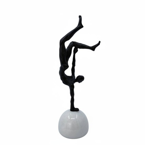 Inverted gymnast statue - gymnast,