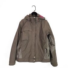 Helly Hansen Tech Brown Full Zip Waterproof Hooded Outdoors Coat Jacket -Size L
