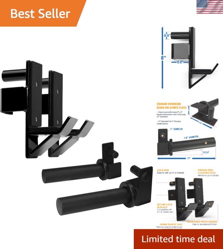 Power rack hooks - power, j-hooks