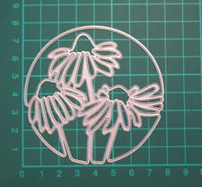Round Daisy Flower Metal