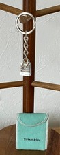 Tiffany and Co. Silver Shopping Bag Key Ring