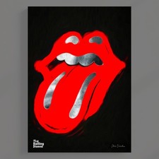 Rolling Stones Tongue & Lips Poster MULTI-PRINT THREE FRAMED Options EXCLUSIVE