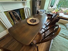 Ercol plank top ash refectory