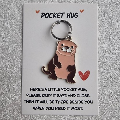 Cute otter pocket - cute, hug