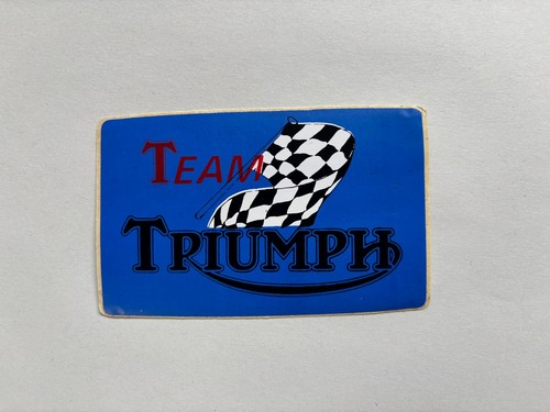 Vintage motorcycle sticker