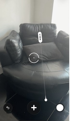 Cuddle chair black - chair, leather