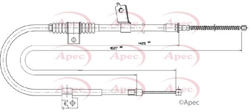 Apec cab1779 parking - cab1779, brake