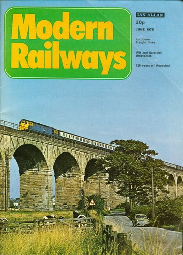 1973 modern railways - railways, magazine