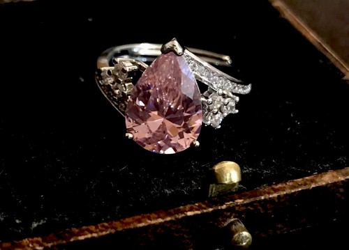 Vintage style pink topaz and - vintage,