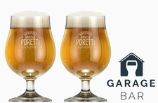 Set Of 2 Poretti Beer Glasses