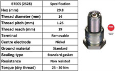 NGK B7ECS Spark Plug