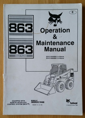 Bobcat 863 skid - 863, loader