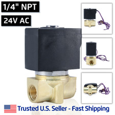 1/4" 24V AC Electric Brass