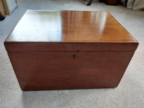 Victorian antique chest trunk - victorian, chest/trunk