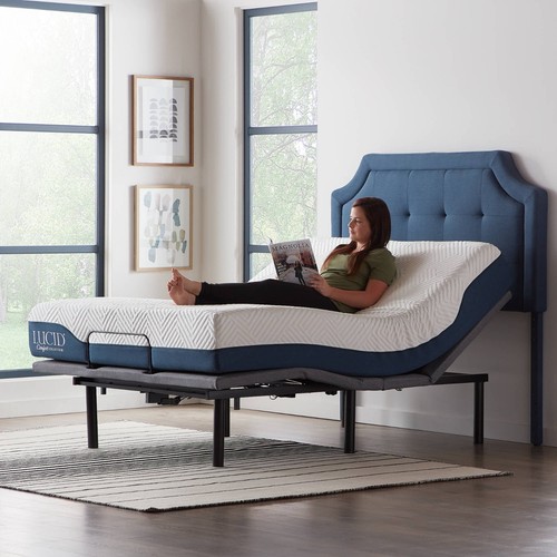 Lucid deluxe adjustable - deluxe, bed
