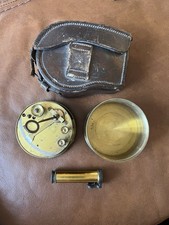 Vintage Bras Nautical Drum Pocket Sextant Elliott Bros