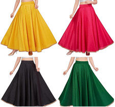 Women Long Flared Dupion