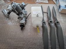 Saito FG14c, Tank and Propellers. New Unrun Saito FG 14c (Less Ignition Module)